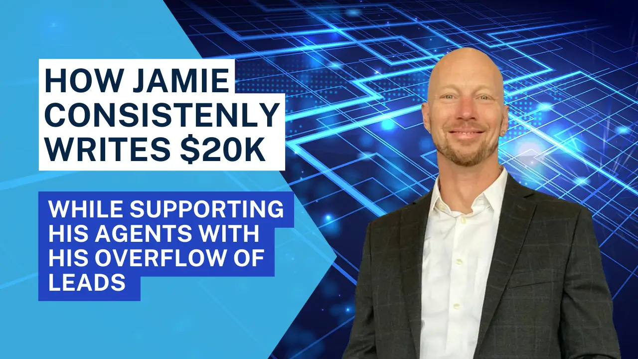 How Jamie Consistently Writes 20K while supporting his agents